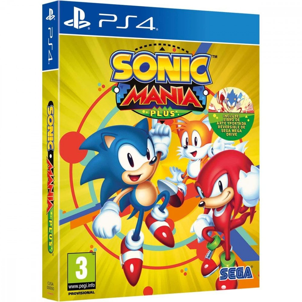 Sonic Mania Plus с артбуком [PS4, английская версия]
