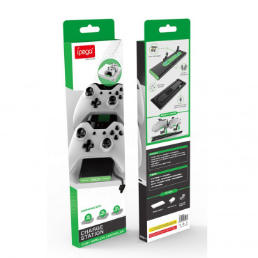 Зарядная станция XB One Dual Charging Dock Black/Green PG-XB003 iPega