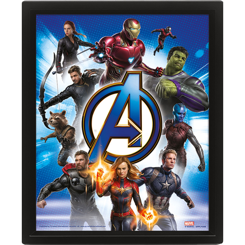 Постер 3D Avengers: Endgame (Avengers Unite) EPPL71318