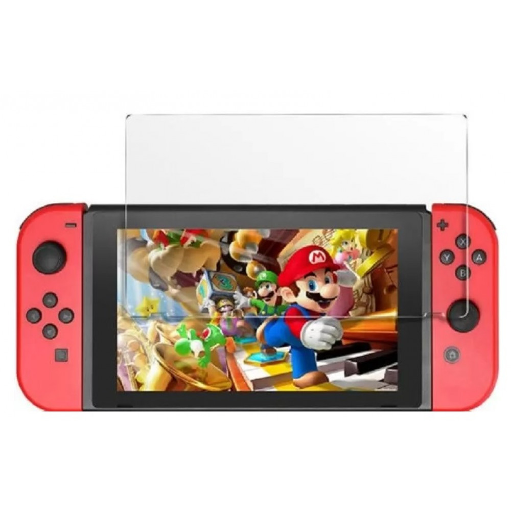Защита экрана Nintendo Switch OLED Carbon Fiber Glass IV-SW162 Oivo